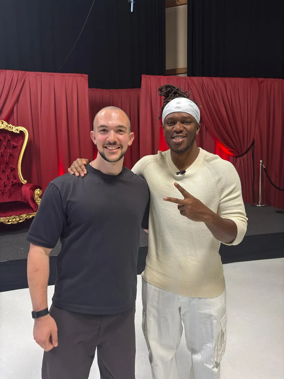 Daniel Bower with KSI
